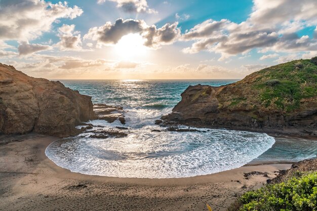 Piha Gap getijdenlagune