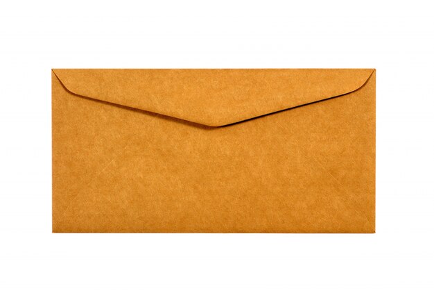 Plain bruine envelop