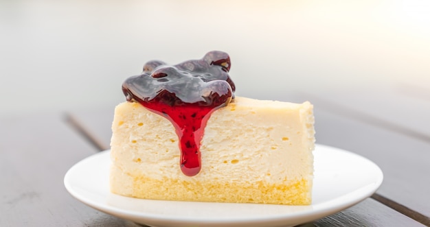 Plak van Cheesecake