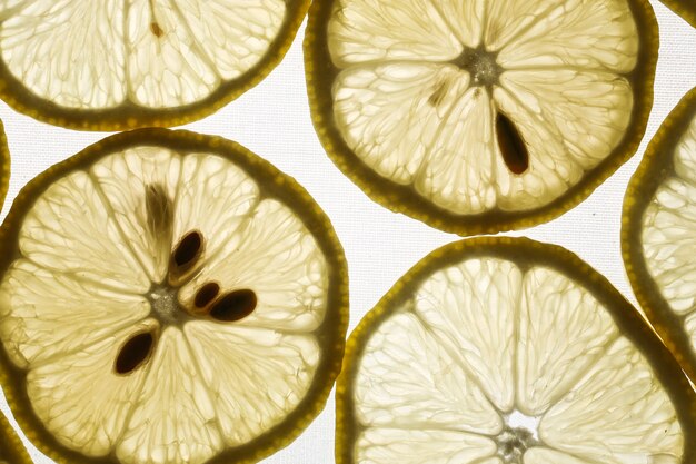 Plakjes citroenen