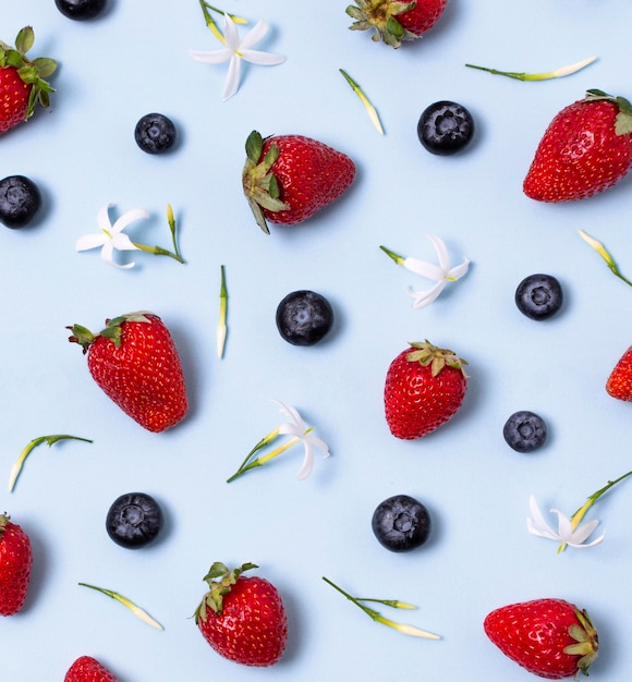 Plat leggen heerlijk rijp produceert compositie