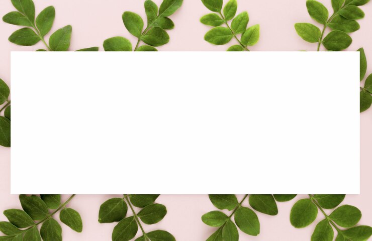 Gratis Foto plat leggen van veel bladeren met kopie ruimte