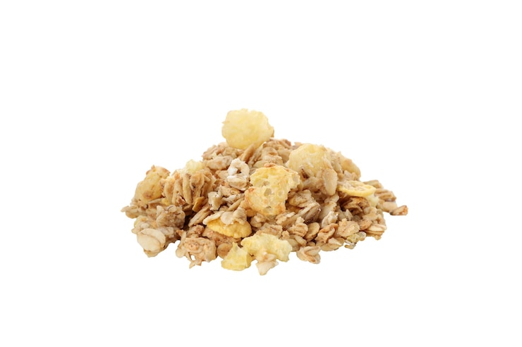 Gratis Foto pnga-stapel muesli geïsoleerd op witte achtergrond