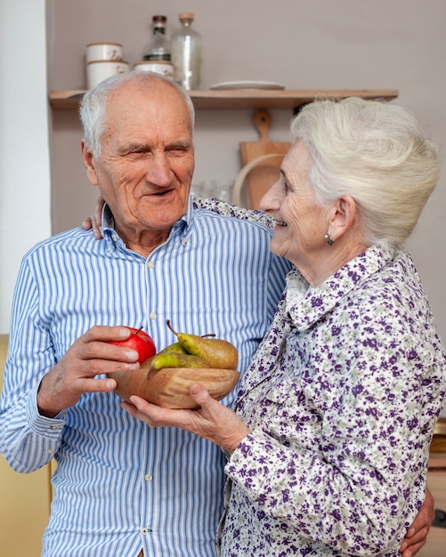 Portret van de hogere vruchten van de paarholding