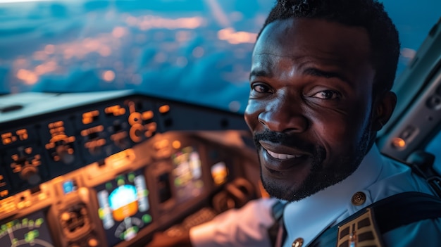 Gratis foto portret van een man die zijn beroep beoefent ter viering van de internationale arbeidsdag