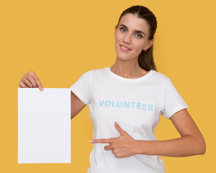Gratis Foto portret van humanitaire vrijwilliger