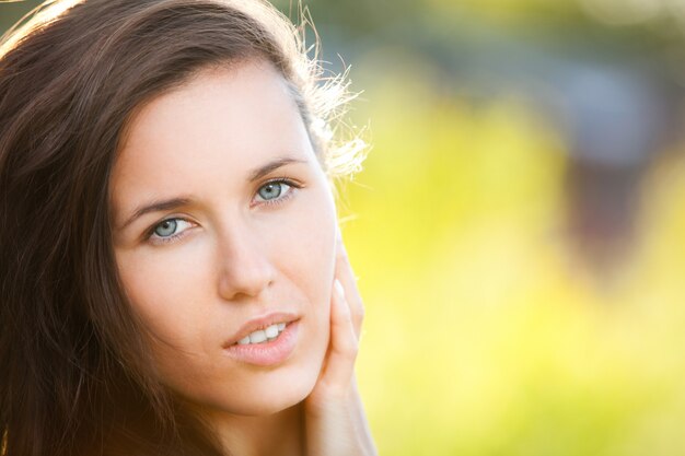 Portret van jonge en mooie vrouwen