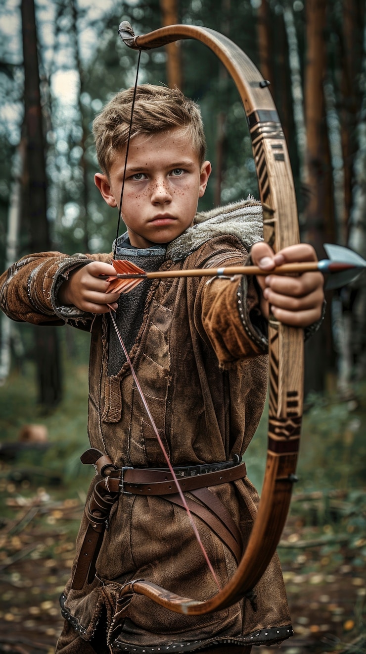 Gratis Foto portret van jonge vikingskinderen
