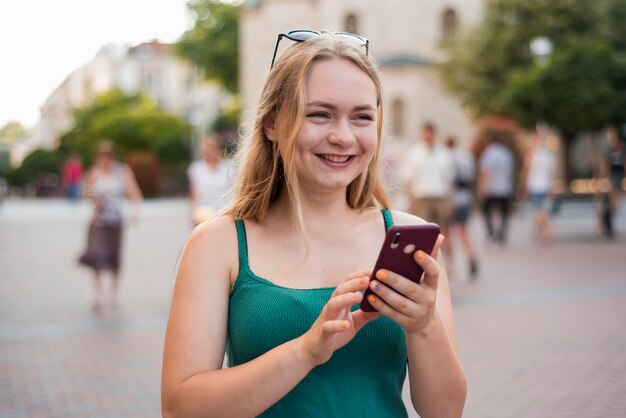 portret van mooie vrouw