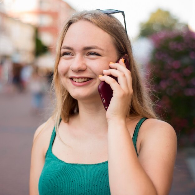 portret van mooie vrouw