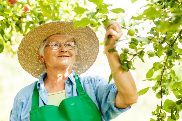 Portret van senior vrouw