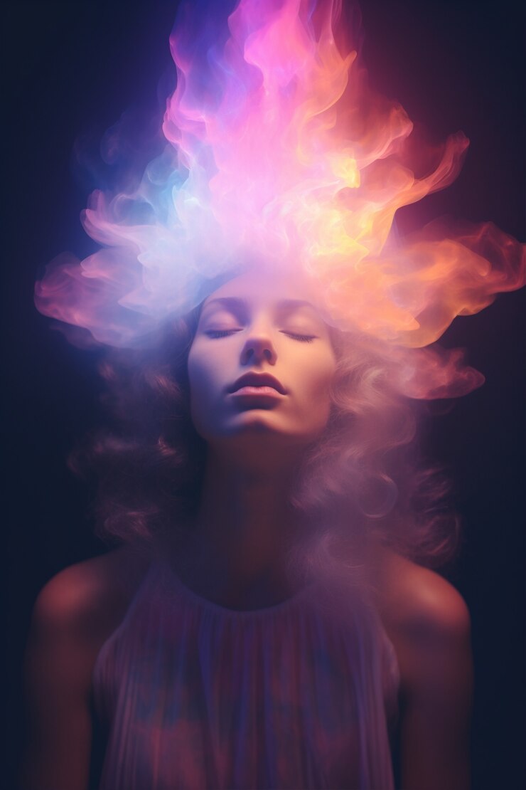 Gratis Foto portret van spiritueel ontwaken