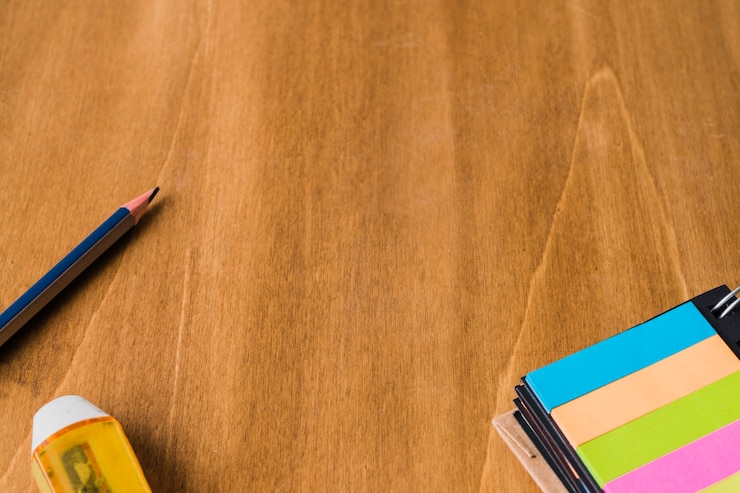 Gratis Foto post-it, rubber en potlood