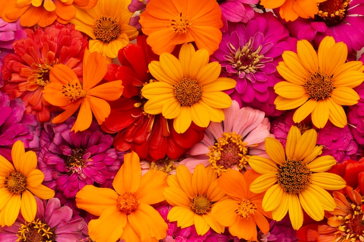 Gratis Foto prachtig arrangement van bloemenbehang