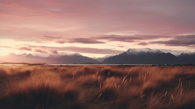 Prachtig bergachtig natuurlandschap