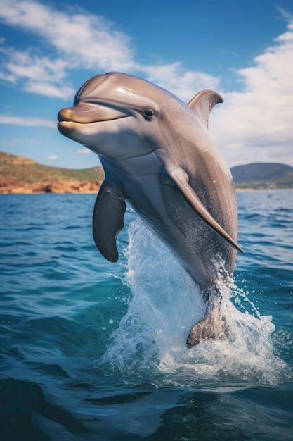Gratis foto prachtig dolfijnenzwemmen