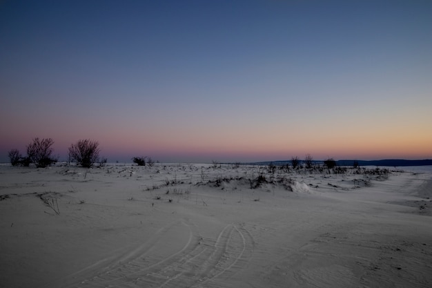 Gratis foto prachtig natuurlandschap in de winter