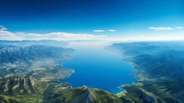 Prachtig natuurlijk eilandlandschap