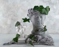 Gratis foto prachtig romeins beeldhouwwerk