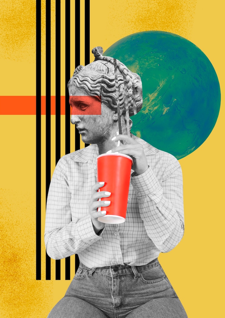 Gratis Foto prachtige vintage collage compositie