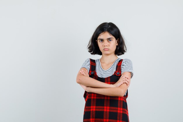 Preteen meisje in t-shirt