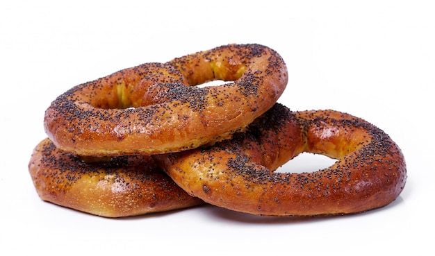 Gratis foto pretzel op de tafel