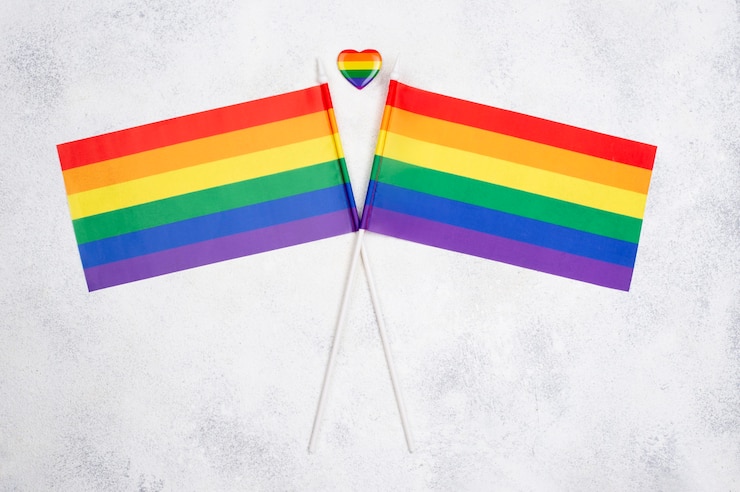 Gratis Foto pride day vlaggen
