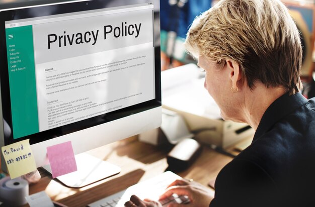 Privacybeleid Informatie Principe Strategie Regels Concept