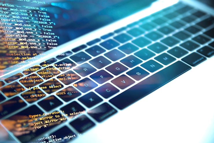 Gratis Foto programmering achtergrond met html-tekst