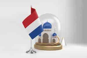 Gratis foto ramadan nederland en moskee