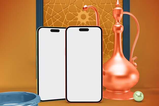 Ramadan telefoons 14 Pro Max vooraanzicht