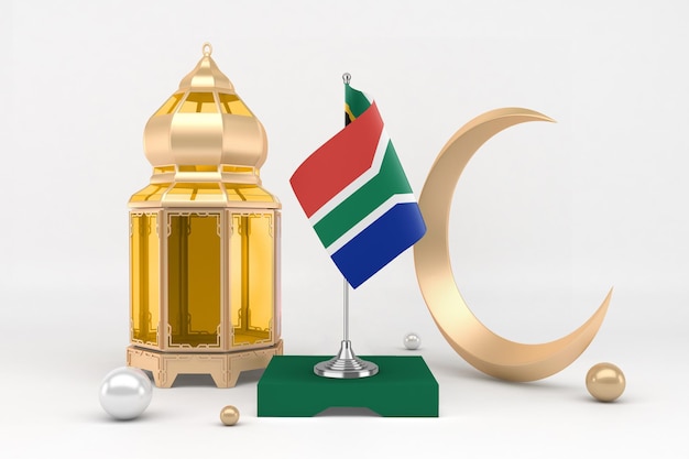 Gratis foto ramadan zuid-afrika op witte achtergrond