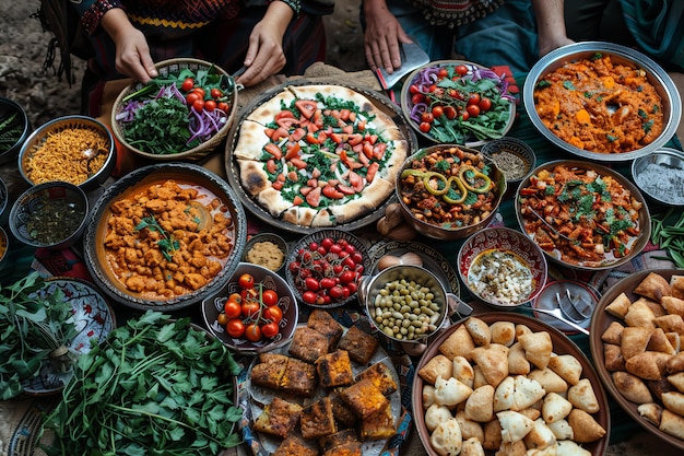 Ramadanviering met heerlijk eten