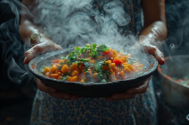 Gratis foto ramadanviering met heerlijk eten