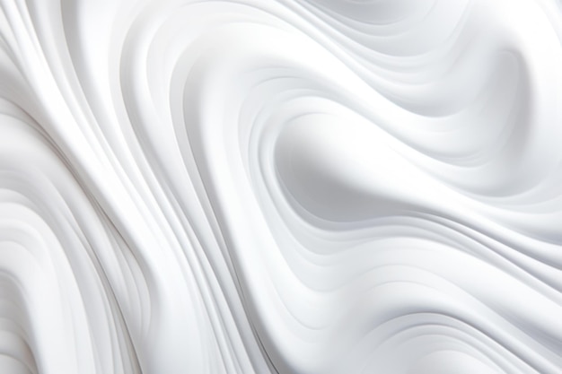 Realistische fotografie op een prachtige wuivende witte textuur
