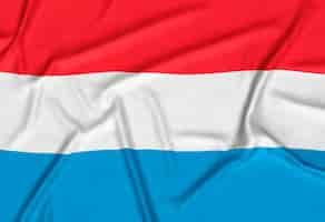 Gratis foto realistische luxemburgse vlag achtergrond