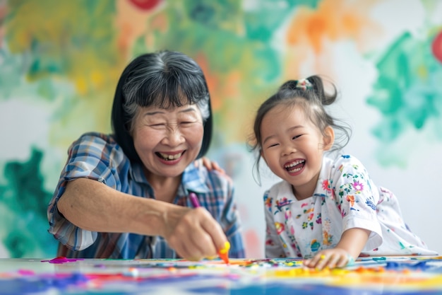 Realistische scène met jonge kinderen met autisme die spelen