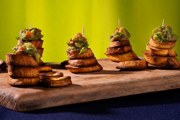 Gratis Foto recept voor stilleven met plantain.