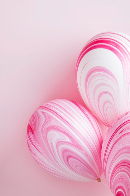 Regeling van abstracte roze ballonnen