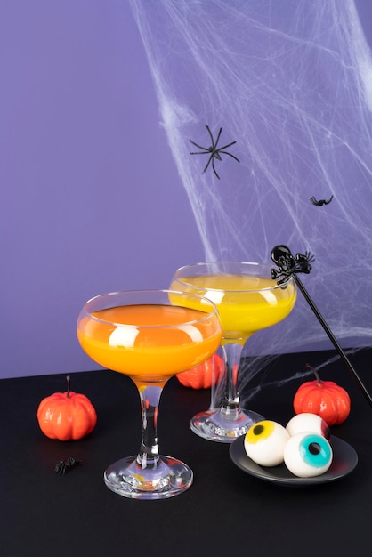 Regeling van creatieve halloween-elementen