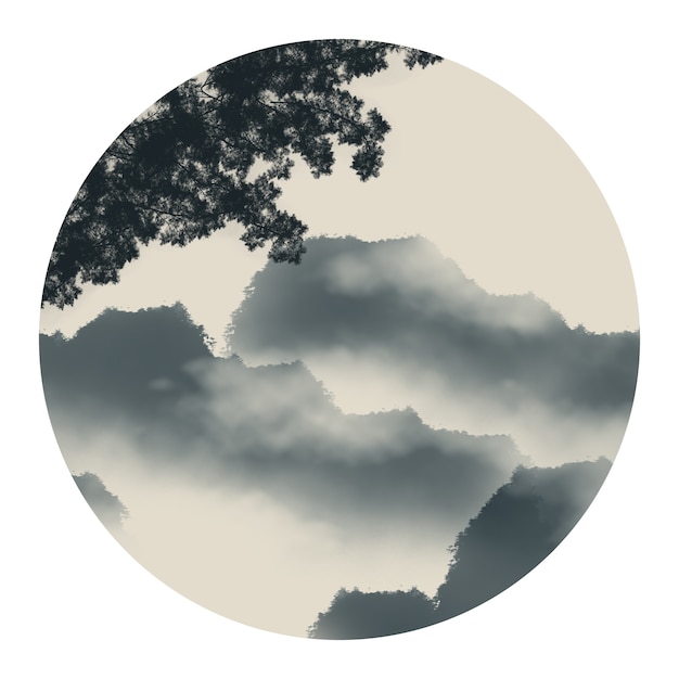 Reisrotsen wolken draagbomen