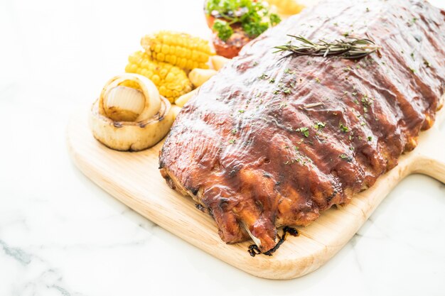 Rib barbecue