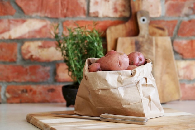 Gratis foto rode aardappelen