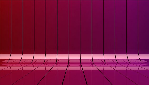 Rode en violette lintenillustratie als achtergrond. Achtergrondfase als sjabloon voor uw showcase.