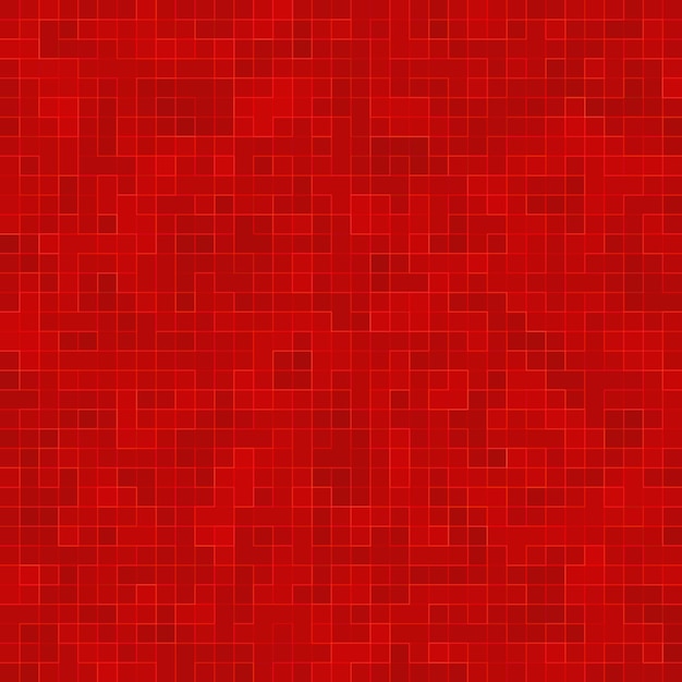 Rode keramische glas kleurrijke tegels mozaïek samenstelling patroon achtergrond.