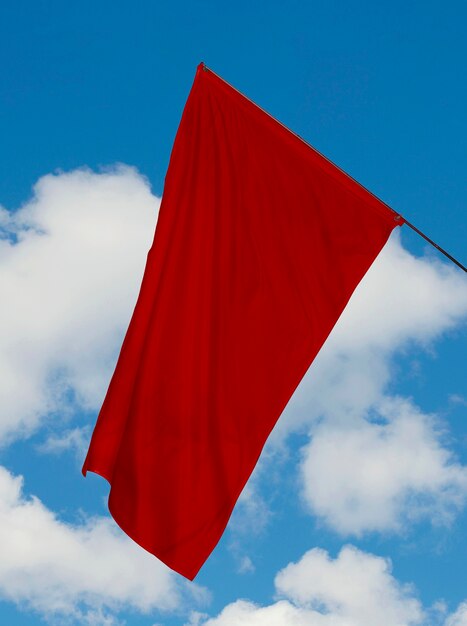 Rode vlag zwaaien