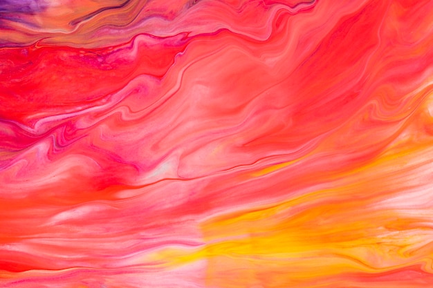 Rode vloeibare marmeren achtergrond DIY esthetische vloeiende textuur experimentele kunst