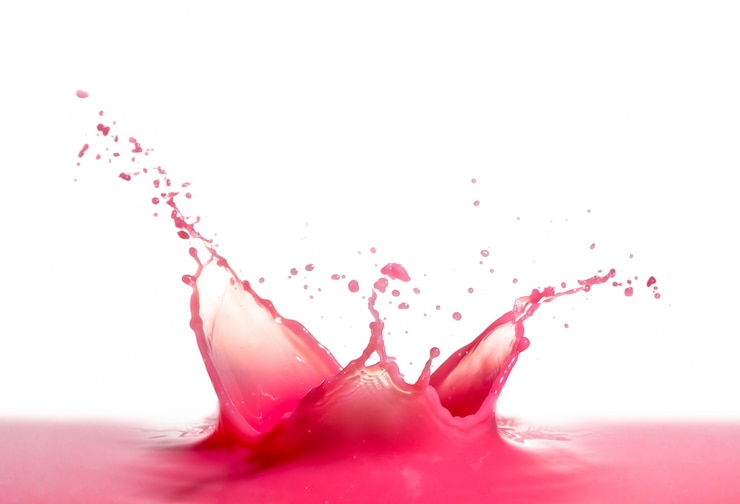 Gratis Foto rode wijn splash geïsoleerd op wit