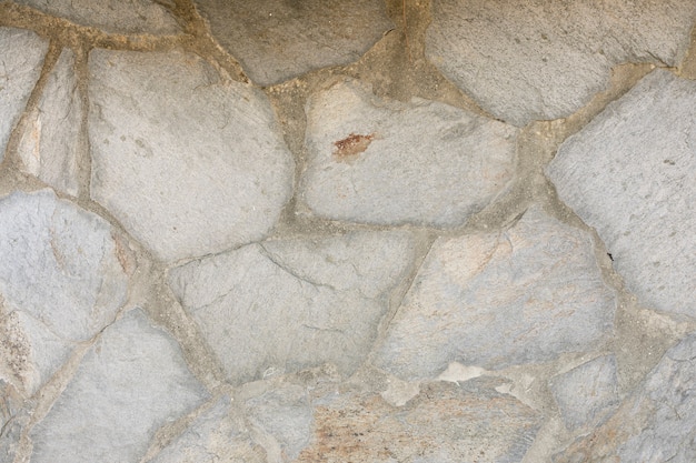 Rotsen en stenen in beton