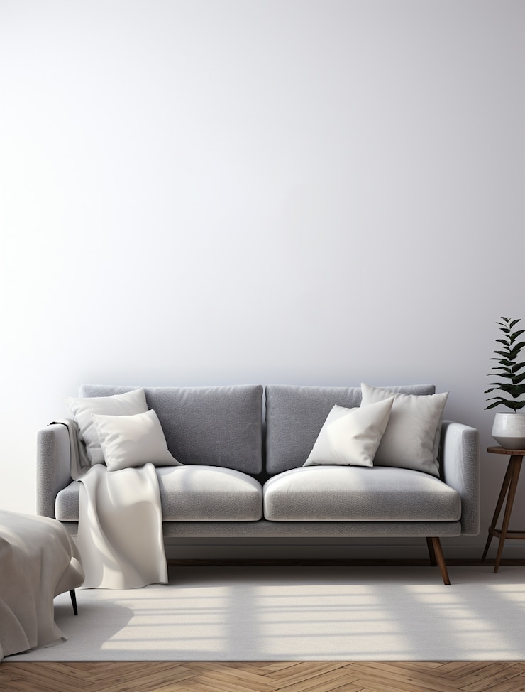 Gratis Foto ruimte achtergrond met interieur en witte muren